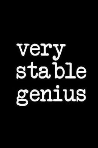 Cover of Very Stable Genius