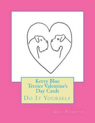 Book cover for Kerry Blue Terrier Valentine's Day Cards