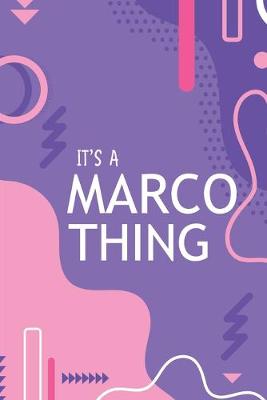 Book cover for It's a Marco Thing