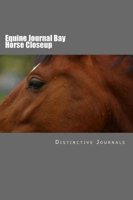 Book cover for Equine Journal Bay Horse Closeup