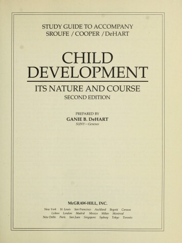 Book cover for Child Development: Its Nature and Course: Study Guide