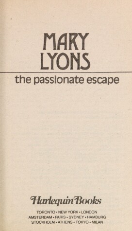 Book cover for The Passionate Escape