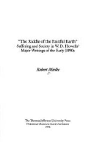 Cover of The Riddle of the Painful Earth