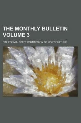 Cover of The Monthly Bulletin Volume 3