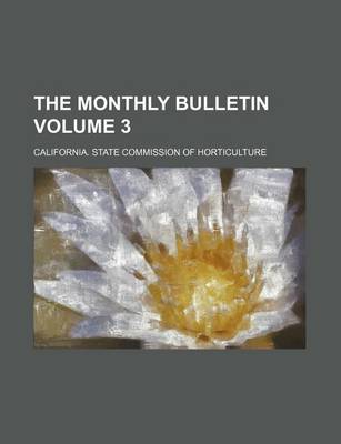 Book cover for The Monthly Bulletin Volume 3