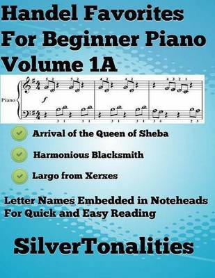 Book cover for Handel Favorites for Beginner Piano Volume 1 A