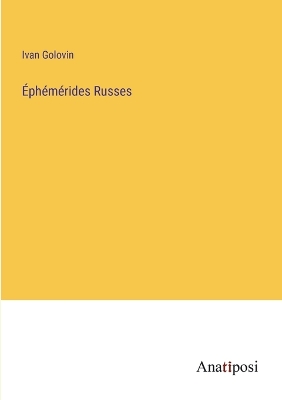 Book cover for Éphémérides Russes