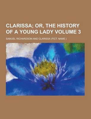 Cover of Clarissa Volume 3