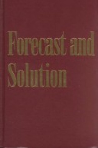 Cover of Forecast and Solution