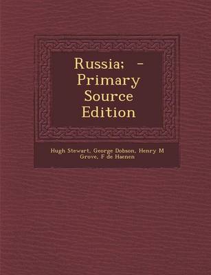 Book cover for Russia; - Primary Source Edition