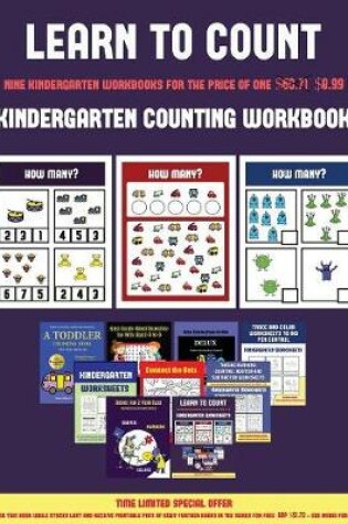 Cover of Kindergarten Counting Workbook (Learn to count for preschoolers)