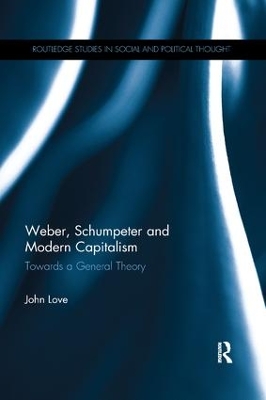 Cover of Weber, Schumpeter and Modern Capitalism