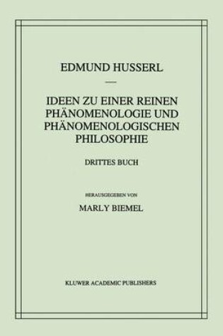 Cover of Ideen Zu Einer Reinen Phanomenlogie Und Phanomenlogischen Philosophie