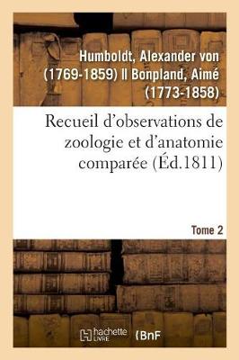 Book cover for Recueil d'Observations de Zoologie Et d'Anatomie Comparée. Tome 2