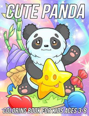 Cover of Panda Coloring Book for Kids Ages 3-8