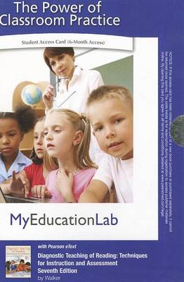 Book cover for MyLab Education Pegasus with Pearson eText -- Standalone Access Card -- for Diagnostic Teaching of Reading