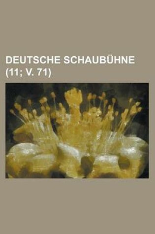 Cover of Deutsche Schaubuhne (11; V. 71 )