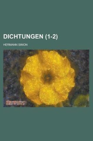 Cover of Dichtungen (1-2 )
