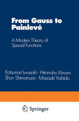 Book cover for From Gauss to Painlevae