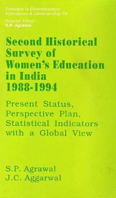 Book cover for Second Historical Survey of Women's Education in India 1988-1994