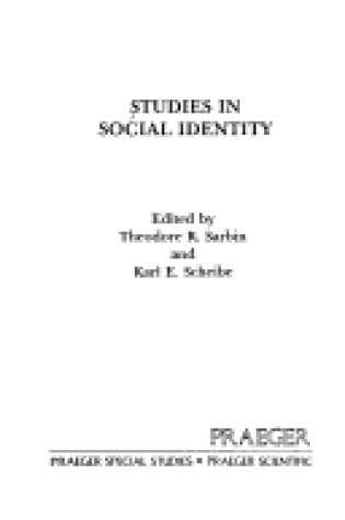 Cover of Studies in Social Identity