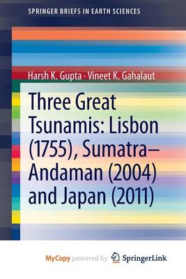 Book cover for Three Great Tsunamis