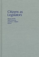 Book cover for Citizens as Legislators