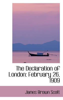 Book cover for The Declaration of London