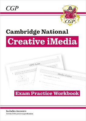 Book cover for New OCR Cambridge National in Creative iMedia: Exam Practice Workbook (includes answers)