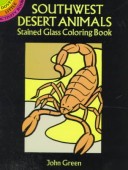 Book cover for Southwest Desert Animals Stained Glass Coloring Book