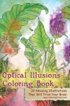 Book cover for Optical Illusions Coloring Book