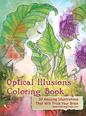 Book cover for Optical Illusions Coloring Book
