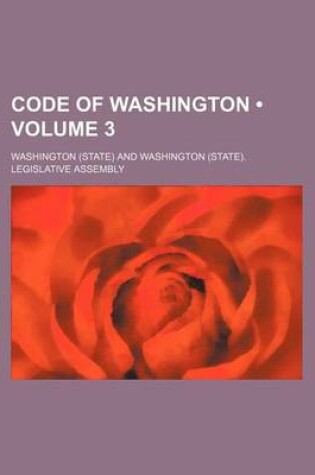 Cover of Laws of Washington Volume 3