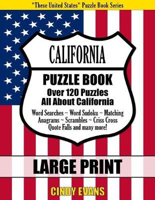 Book cover for California Large Print Puzzle Book