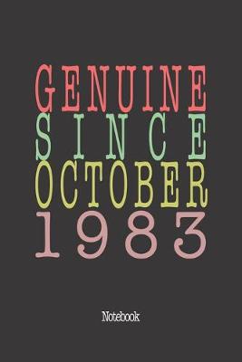 Book cover for Genuine Since October 1983