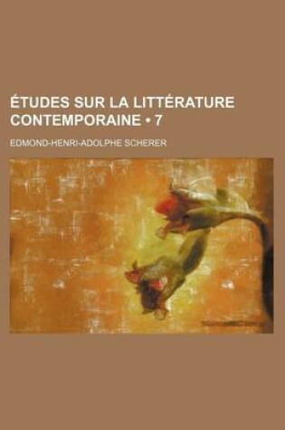 Cover of Etudes Sur La Litterature Contemporaine (7)