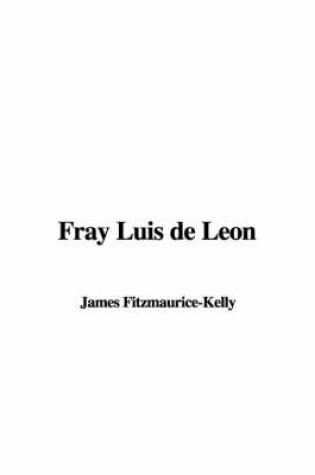 Cover of Fray Luis de Leon