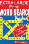 Book cover for EXTRA LARGE Print WORD SEARCH Puzzles