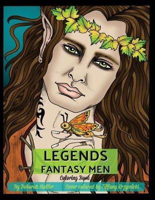 Book cover for Legends Fantasy Men Coloring Book