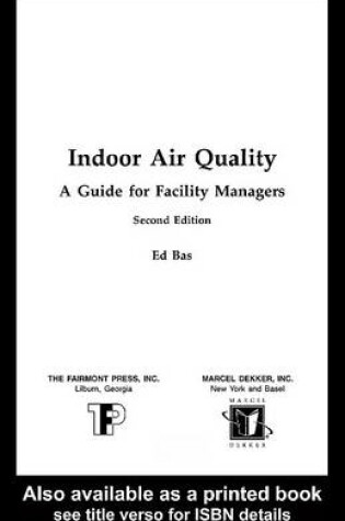 Cover of Indoor Air Quality, Second Edition