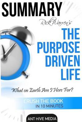 Book cover for Summary Rick Warren's the Purpose Driven Life