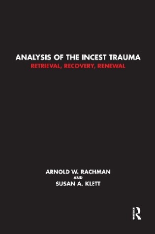 Cover of Analysis of the Incest Trauma