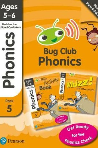 Cover of Bug Club Phonics Parent Pack 5 for ages 5-6; Phonics Sets 13-26