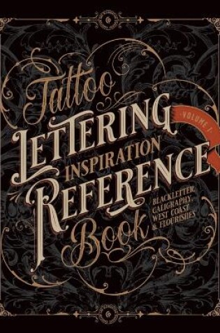 Cover of Tattoo Lettering Inspiration Reference Book