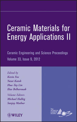 Cover of Ceramic Materials for Energy Applications II, Volume 33, Issue 9