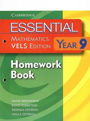 Book cover for Essential Mathematics VELS Edition Year 9 Homework Book