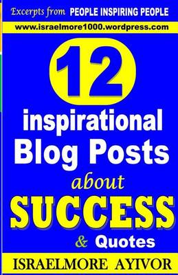 Book cover for 12 inspirational Blog Posts about Success & Quotes