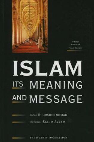 Cover of Islam: Its Meaning and Message