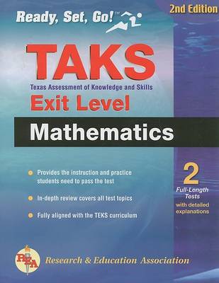 Book cover for Texas TAKS Exit-Level Mathematics