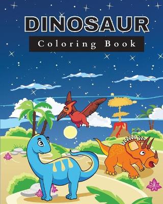 Book cover for Dinosaur Coloring Book